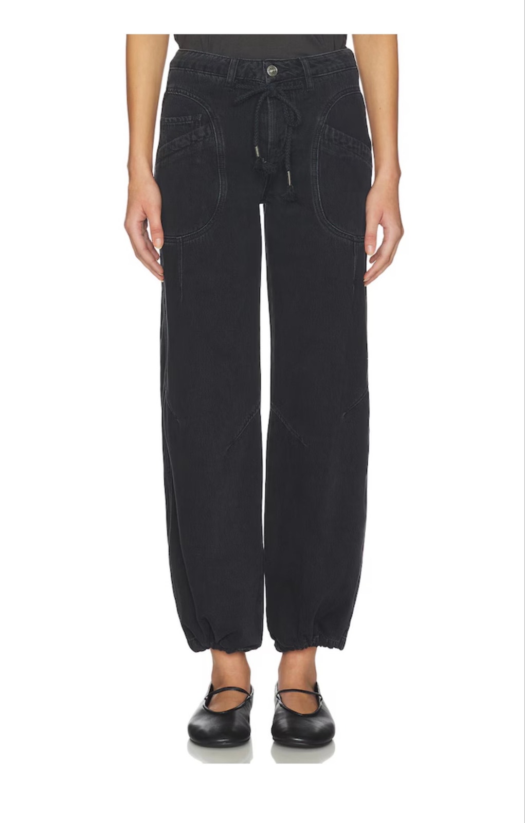 Free People Love Language Pull-On Jeans - Stylish & Comfy Size 30